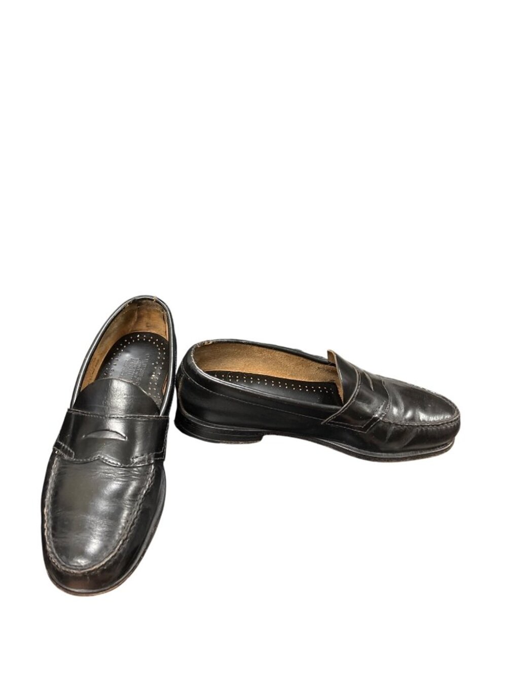 GH Bass Co Weejuns VTG brown leather slip on dress loafers sz 8D SKU 10-417